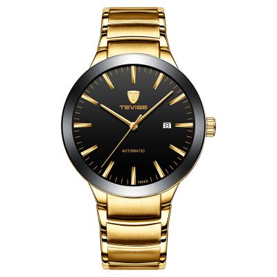 China Luxury Automatic Date TEVISE t845a Mens Watch Automatic Mechanical Wrist Watch Stainless Steel Watches for sale