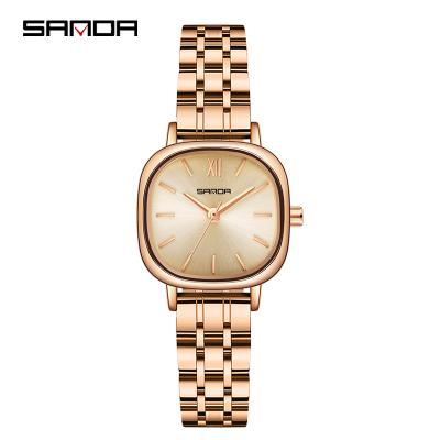 China SANDA P1098 Water Resistant Quartz Watch For Women Fashion Top Brand Luxury Watch And Bracelet Set Women for sale