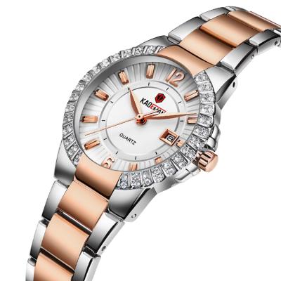 China Designer Women Quartz Wristwatches Automatic Calendar Top Display Steel Date KADEMAN 826 Analog Watches For Ladies for sale