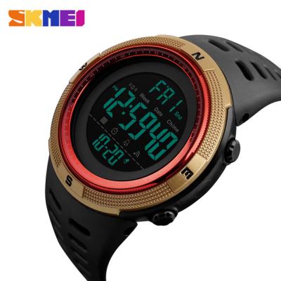 China SKMEI Alarm Countdown Dual Time Sports 1251 Alarm Relogio Masculino Digital Led Chrono Watch For Men for sale