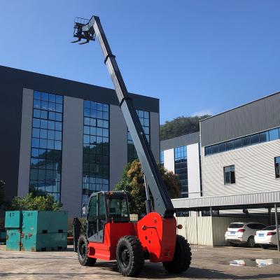 China Hotels Construction Machinery 4X4 4WD Telehandler Lift Truck 3ton 3.5ton 4ton Telescopic Forklift Handler Loader for sale