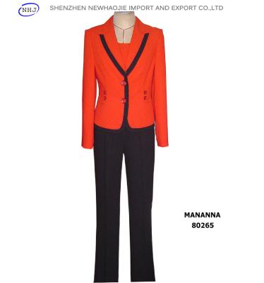 China new fashion fancy pant suits for women for sale