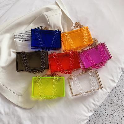 China Fashion Mini Handbags Women Designer Stylish Colorful Cross - Body Bag PU Leather Chain Bag Women Purses and Handbags for sale