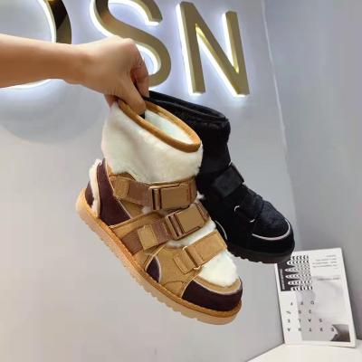 China CUSHIONING Short Sandal Down Winter Snow Boots Ankle Women Shoes Wholesale Bow Lady Girls Designer Luxury Boots For Women for sale