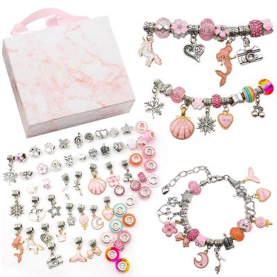 China 2021 New Designer Stainless Steel Candy DIY Girl Charm Bracelet Rose Gold Double Layer Casual/Sporty Thin Long Chain Bracelets for sale