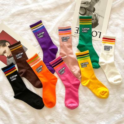 China Anti-Fault Boots Under The Hall Fashion Trendy Letters Big Net Red Casual Pile Racial Discrimination Wind Socks Female Wholesale Ladies for sale