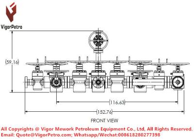 China API 16C CHOKE MANIFOLD ASSY. 3 1/16