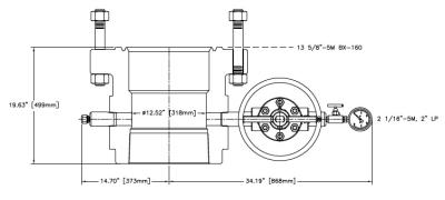 China CASING HEAD HOUSING ASSEMBLY, 13-3/8