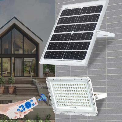 China Outdoor ROAD Ip65 Backup Alarm 10w 20w 30w 50w Solar Led Flood Light Rechargeable for sale