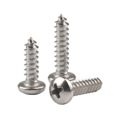 China KA Carbon Steel M2.3 x 6mm Cross Countersunk Countersunk Self Tapping Screw Round Flat Head Small Self Tapping Screw for sale