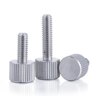 China Hot Sale Round Flat Thumb Screw Head Knurled Screws for sale