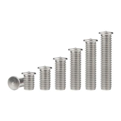 China ISO13918 Stainless Steel Copper Clad Truss CD Flanged Capacity Discharge Spot Welding Fully Threaded Studs Screw for sale