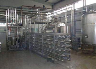 China 304 Stainless Steel Dairy Milk Processing Equipment / Fruit Juice Processing Line for sale