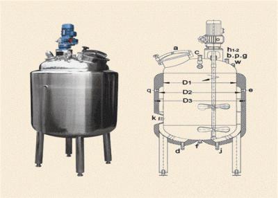 Chine Réservoir passionné professionnel d'acier inoxydable/réservoir d'homogénéisation anticorrosion à vendre