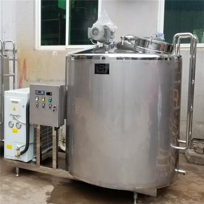 Cina Dispositivo di raffreddamento di refrigerazione del tino di deposito del carro armato del piccolo yogurt del latte di vacca dell'acciaio inossidabile in vendita