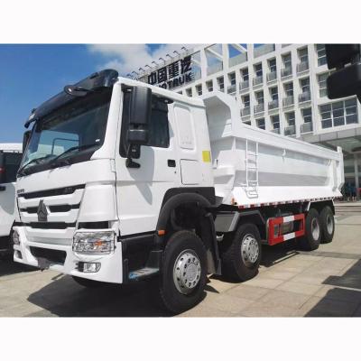 China China Sinotruk 8x4 howo dump truck drive 12 wheeler 30ton tipper truck with best price > 8L for sale