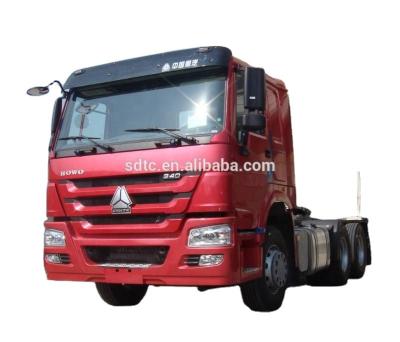 China China cheap heavy duty sinotruk HW76 trailer truck howo 6x4 main truck tractor brand with best price > 8L for sale