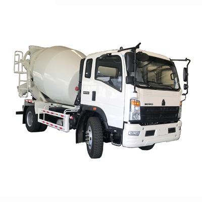 China Construction worksÂ   Sinotruk Howo 4x2 High Popular Light Concrete Mixer Truck For Sale for sale