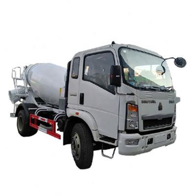 China Construction worksÂ   Factory Price High Quality Small Sinotruk Howo 4x2 Concrete Mixer Truck For Sale for sale