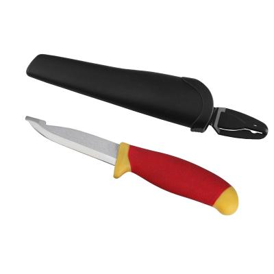 China Non-Changeable Factory sale sharp fish Fillet Knife for Fishing Soft Handle Stainless Steel Fish Knife for sale