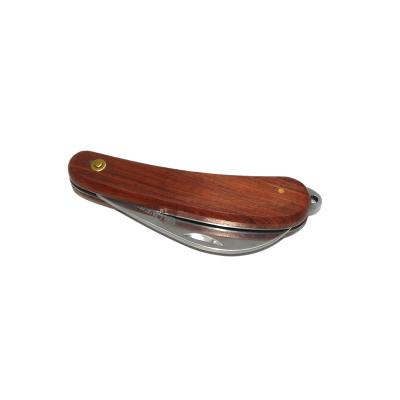 China Non-Changeable Folding Pocket Pruning Grafting Budding Cutting rosewood Knife for sale