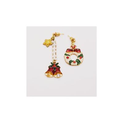 China FASHIONABLE Retro Opera Cheap Cost Effective Chinese Style Colorful Zircon Earrings for sale