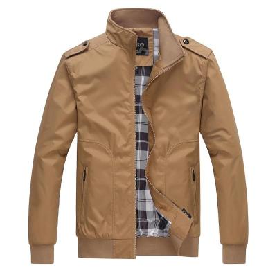 China Wholesale Waterproof Mens Canvas Army Coat Windbreaker Men Bomber Jacket for sale