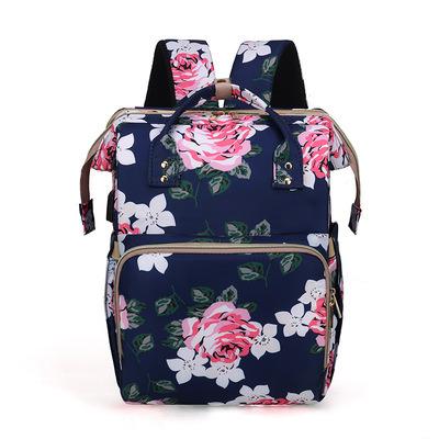 China With USB Mommy Diaper Bag With USB Backpack Travel Baby Bag Convertible Diaper Backpack For Crib for sale