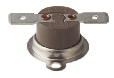 China T24-SF2-PB KSD301 Bimetal Thermostat(PPS case; Loose stainless steel U type bracket; Max. Ambient Temp: 200℃) for sale