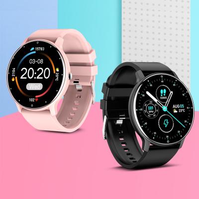 China MP3 Playback Touch Screen Reloj Inteligente Heart Rate Fitness Sport Android Zl 02 Smart Watch Health Monitoring for sale