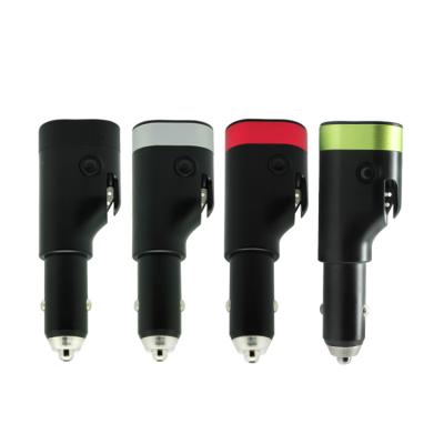 China Hot Selling Original Factory Car Charger Powerbank+car Charger Window Type C Usb Car Charger Power Bank-Glass Breaker Type C 4 for sale