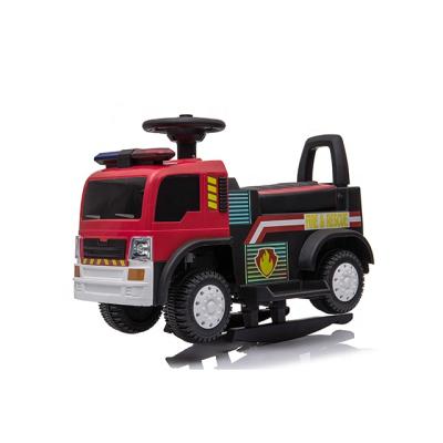 China Ride On Toy 2019 New Electric Fire Truck 6V Ride On Push Car Toys For Sale for sale