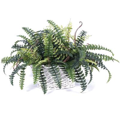 China Hotel 16 pieces of fur wall hanging green leaf simulation plant ornaments green plant wall greening for sale