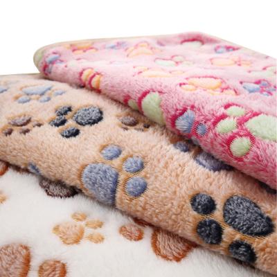 China 2022 New Style Mechanical Plush Comfortable Soft Wash Pet Blanket For Dogs Cats for sale