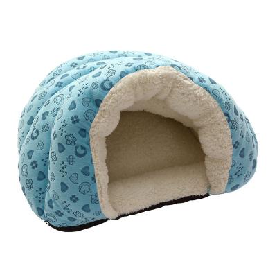 China Removable Cover Winter Colorful Luxury Pet Bed Cat Indoor Houses For Cats for sale