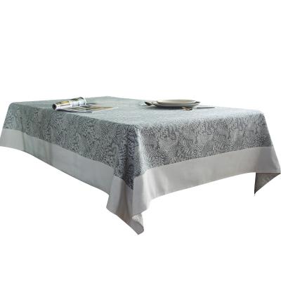 China Sustainable American Vintage Tablecloth Rustic Cushion Cotton and Linen Table Cloth for Cotton Table Cloth for sale