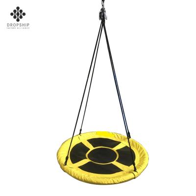 China Dropship Modern Colorful High Quality Round Kids Outdoor Swing Seat for sale