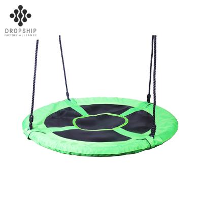 China Dropship Modern Kids Indoor/Outdoor Round Web Swing-Great for Tree Swing Set Patio Swing for sale