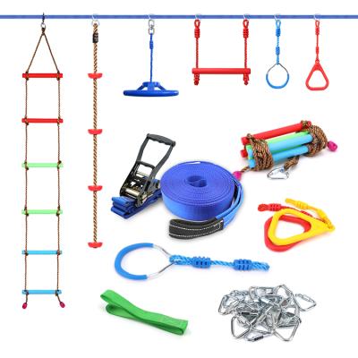 China Custom china factory outdoor sport area SA-243 2020 sizes outdoor indoor kids playing frame set for playground ninja climbing cargo net for sale