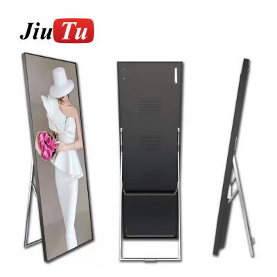 China Mirror LED Display P2 P2.5 P3 P4 Wifi Smart Outdoor Indoor Outdoor Screen Advertising Show Full Color LED Poster for sale