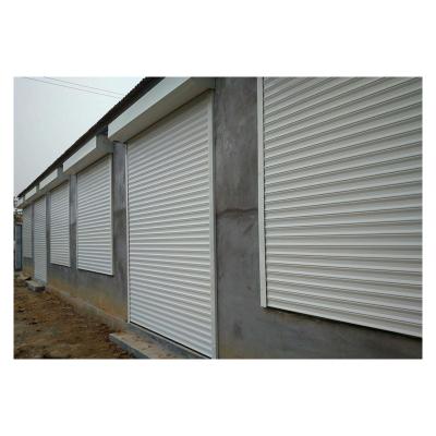 China Decoration Rolling Shutter Electric Remote Control Aluminum Doors And Window for sale