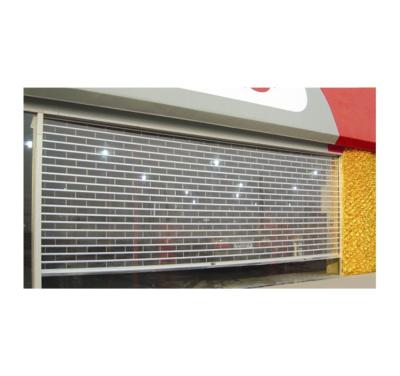 China Modern Automatic Security Transparent Rolling Door For Mall And Shop for sale