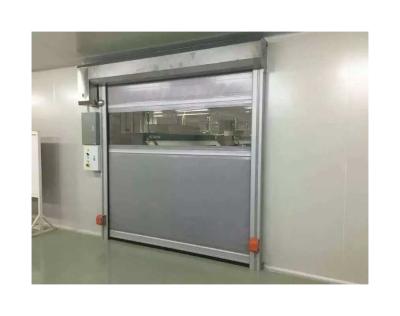 China Modern Customized Waterproof Pvc Insect Prevention Foodstuffs Factory High Speed ​​Door for sale