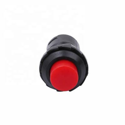 China 10Pcs 12mm Red Button Waterproof Stainless Steel Metal Push Button Switch Waterproof Momentary On/Off for sale