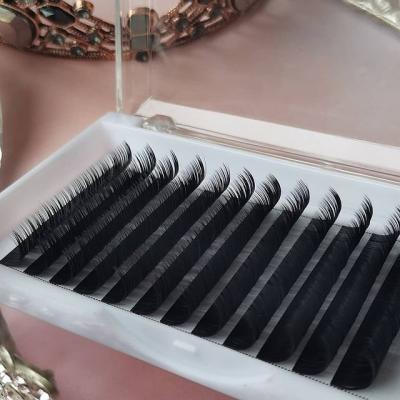 China Feather Single Lashes Wholesale 0.03 0.05 0.07 0.10 0.15 Different Classic Bulk Faux Mink Eyelash Extensions for sale