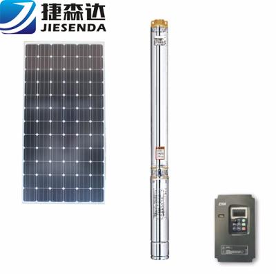 China Simple structure high lift solar deep well pump /borehole pump/solar booster pump /48V,72V,216V,288V,380V3 inch 4 inch for sale