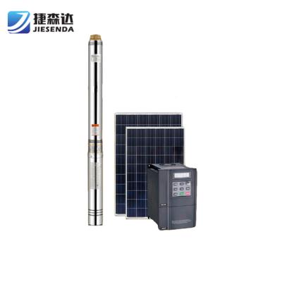 China Built-in DC submersible solar pump electric AC simple structure controller 5hp high pressure water pump for sale