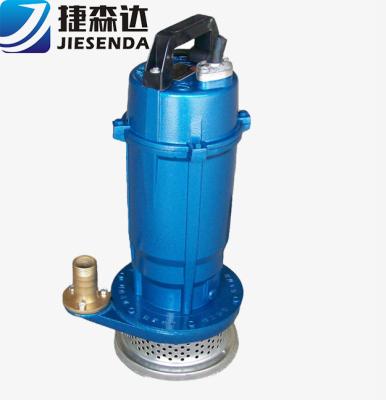 China Small Agricultural Electric Submersible Pump High Efficiency 370W Single Phase 1 Inch 220V Volt Water Submersible Pump QDX for sale