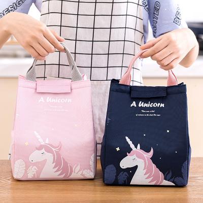 China Food Packing Bag Cartoon Cooler Lunch Bag For Picnic Kids Women Travel Breakfast Organizer Thermal Insulated Waterproof Storage Bag For Lunch Box for sale