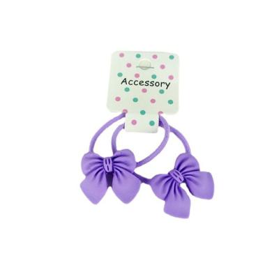 China New Princess 2pcs/set Baby Cartoon Soft Cute Hair Band Kids Elastic Bow Knot Hair Bands Kids Ropes Accessories for sale